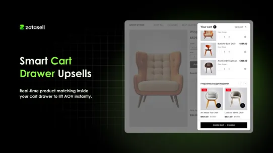 Zotasell: AI Upsell &amp; Bundles screenshot