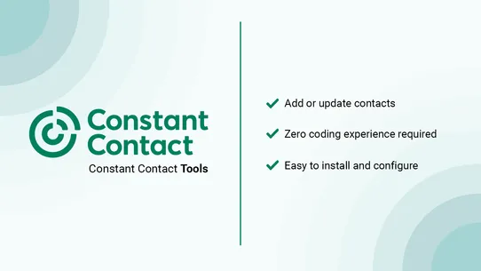 Constant Contact Tools screenshot