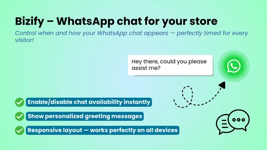 Bizify ‑ WhatsApp chat screenshot