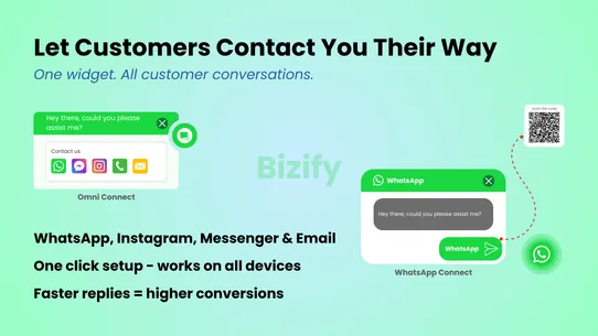Bizify ‑ WhatsApp chat screenshot
