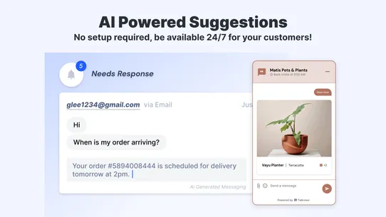 Talkvisor AI Chatbot Live Chat screenshot