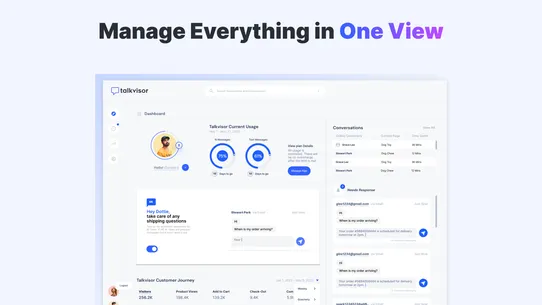 Talkvisor AI Chatbot Live Chat screenshot
