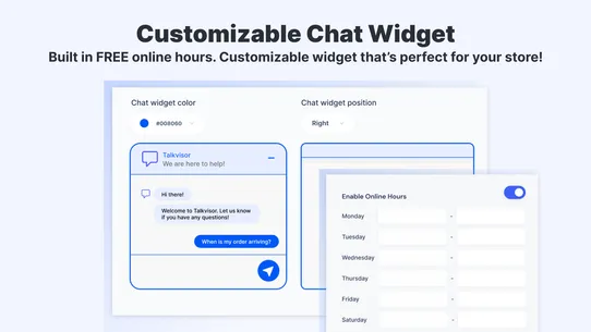 Talkvisor AI Chatbot Live Chat screenshot