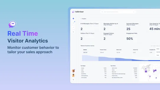 Talkvisor AI Chatbot Live Chat screenshot