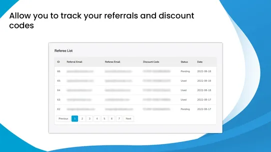 Folio: Refer a friend screenshot