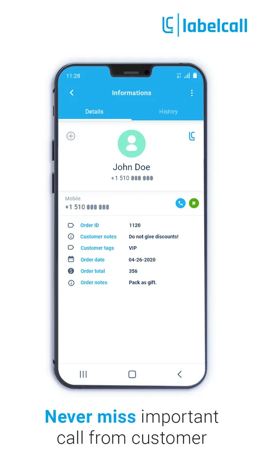 Labelcall ‑ Business Caller Id screenshot