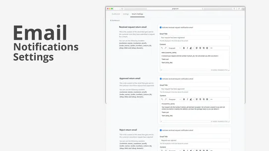 ExOrders ‑ Return &amp; Exchange screenshot