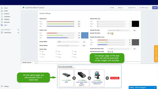 SpurIT Upsell Bundled Products screenshot