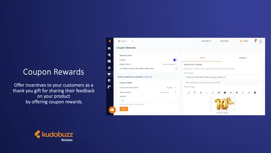 Kudobuzz Product Reviews &amp; UGC screenshot