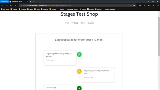 Stages screenshot