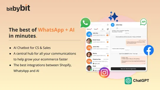 bitChat: WhatsApp AI Chatbot screenshot