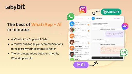 bitChat: WhatsApp AI Chatbot screenshot