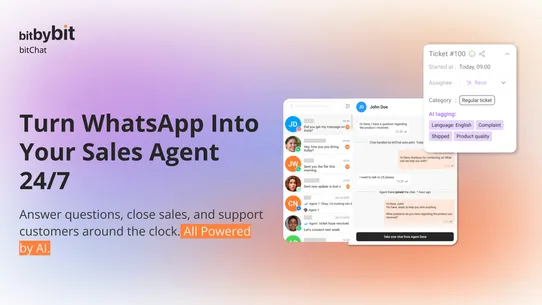 bitChat: WhatsApp AI Chatbot screenshot