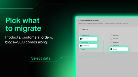 MP ‑ Store Migration &amp; Import screenshot
