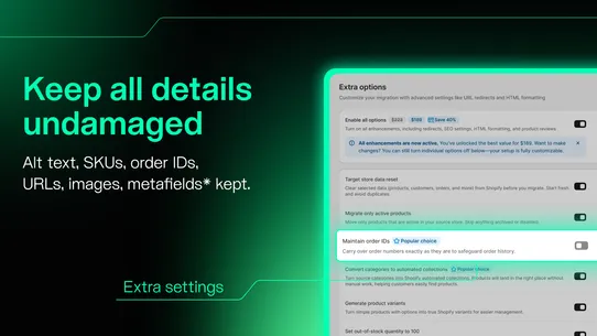 MP ‑ Store Migration &amp; Import screenshot