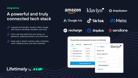 Lifetimely LTV &amp; Profit by AMP screenshot
