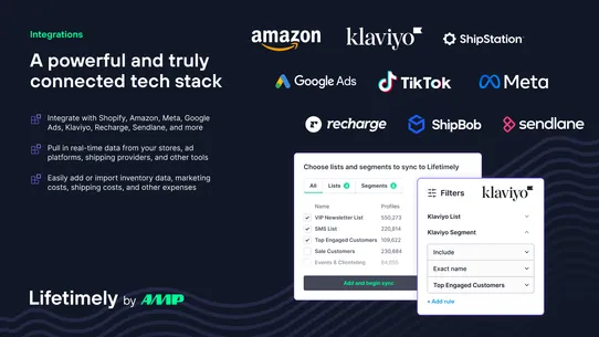 Lifetimely LTV &amp; Profit by AMP screenshot