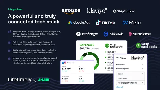 Lifetimely LTV &amp; Profit by AMP screenshot
