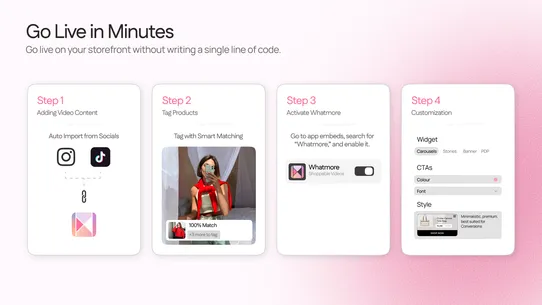Whatmore Shoppable Videos+Reel screenshot