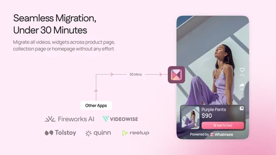 Whatmore Shoppable Videos+Reel screenshot
