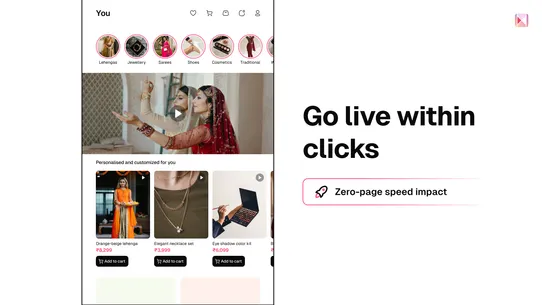 Whatmore Shoppable Videos+Reel screenshot