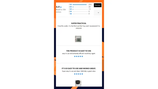 Product Reviews with Photo PRO screenshot