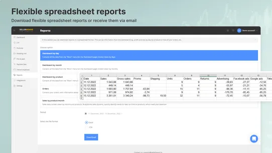 Sellerboard Profit Analytics screenshot