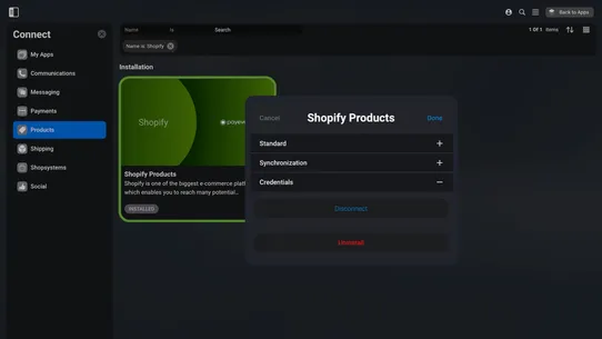 payever Products screenshot