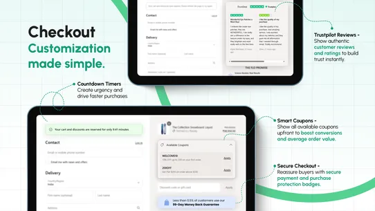 Checkout Ninja ‑ Customizer screenshot