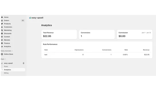 Easy Upsell screenshot