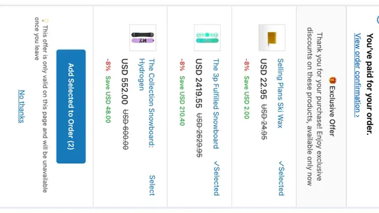 Easy Upsell screenshot