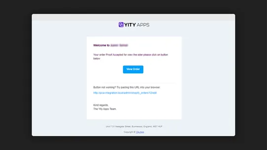 YITY Proof Manager screenshot