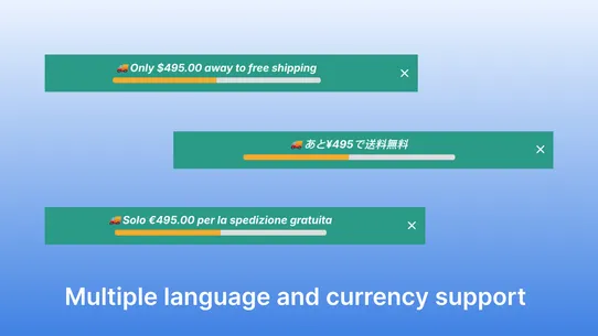 Fly: Free Shipping Bar screenshot
