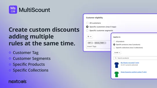 Multiscount: Tiered Discounts screenshot