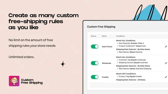 RM: Advanced Free Shipping screenshot