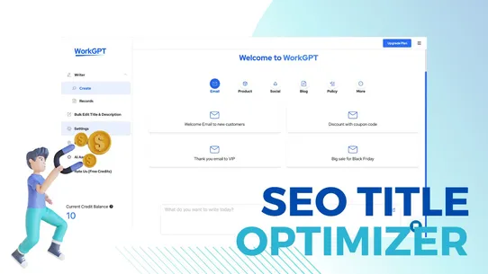 WorkGPT‑SEO Bulk TitleOptimize screenshot