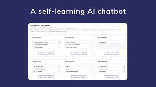 Kommunicate AI Chatbot screenshot