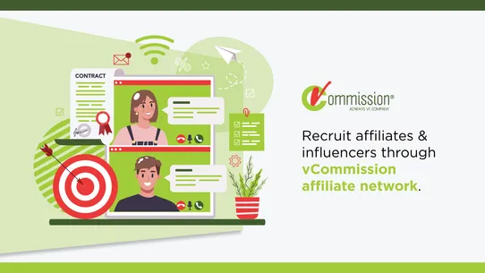 vCommission Affiliate Tracking screenshot