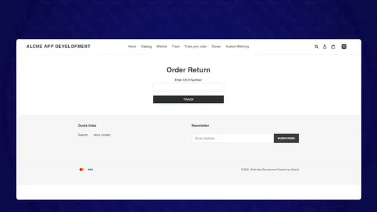 Unified Order Return screenshot