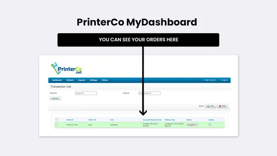 Restaurant POS Order Printer screenshot