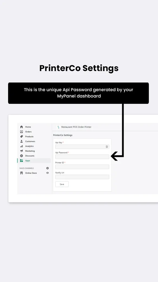 Restaurant POS Order Printer screenshot