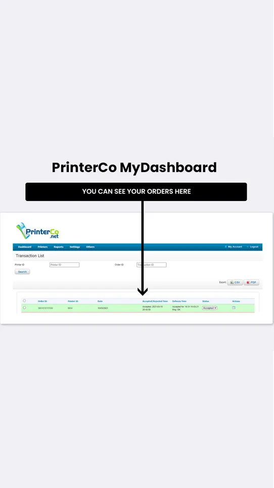 Restaurant POS Order Printer screenshot