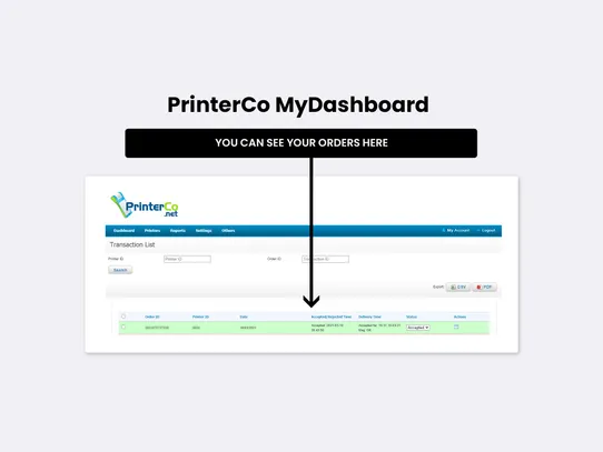 Restaurant POS Order Printer screenshot