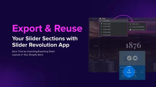 Slider Revolution &amp; Sections screenshot