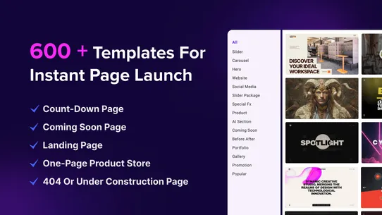 Slider Revolution &amp; Sections screenshot