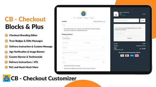 CB ‑ Checkout Blocks &amp; Plus screenshot
