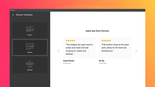 Apple App Store Reviews screenshot