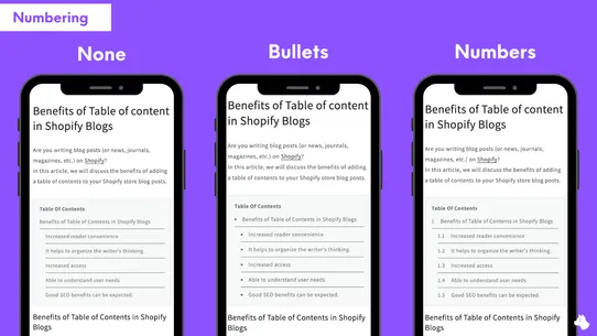 RuffRuff Table of Contents screenshot