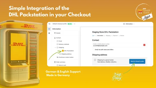 DHL Packstation screenshot