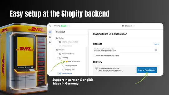 DHL Packstation screenshot